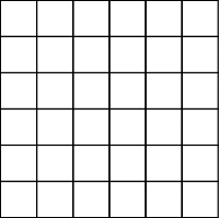 Square with 36 squares