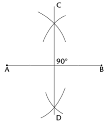 Construction of line bisector