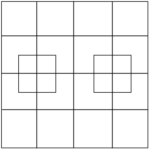 Forty square pattern