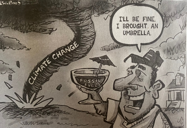 Comic on climate change